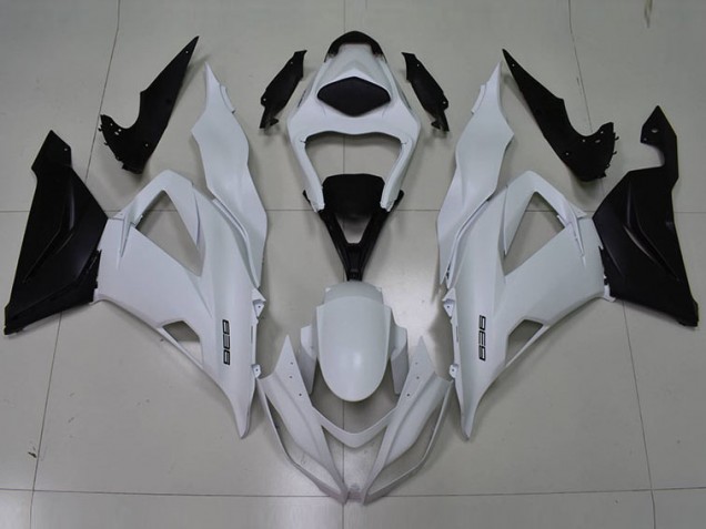 2013-2018 White Black 636 Kawasaki ZX6R Motorbike Fairing Kits for Sale