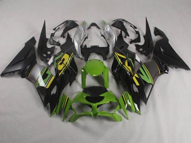 2019-2023 Black Green Kawasaki ZX6R Motorcyle Fairings for Sale