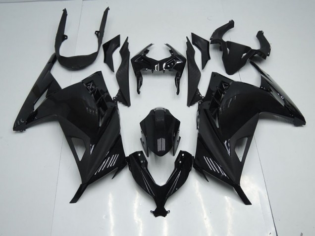 2013-2016 Black Kawasaki ZX300R Motorcycle Bodywork for Sale