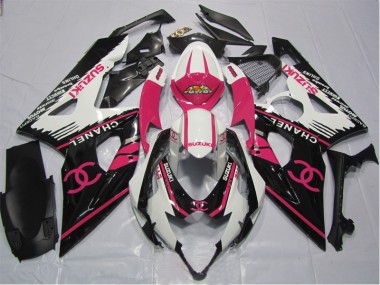 2005-2006 Pink Chanel Suzuki GSXR1000 Motorbike Fairing for Sale