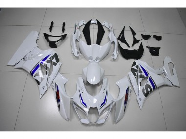 2017-2021 White Suzuki GSXR1000 Replacement Motorcycle Fairings for Sale