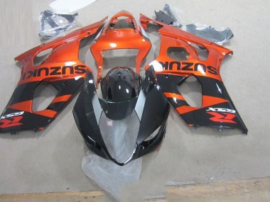 2003-2004 Black Orange Suzuki GSXR1000 Motorbike Fairing for Sale