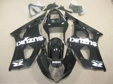 2003-2004 Black White Decal Suzuki GSXR1000 Motor Bike Fairings for Sale