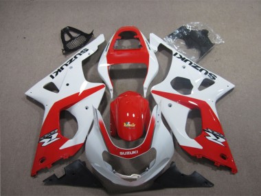 2003-2004 Red White Suzuki GSXR1000 Motorcyle Fairings for Sale