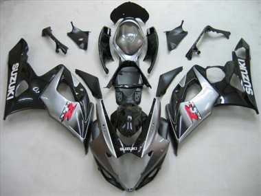 2005-2006 Black Silver Suzuki GSXR1000 Motorcycle Fairing for Sale