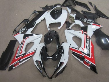 2005-2006 Black White Red Suzuki GSXR1000 Bike Fairings for Sale