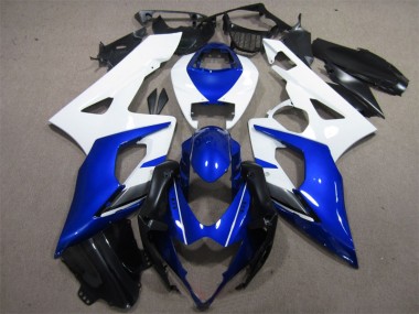 2005-2006 Blue White Suzuki GSXR1000 Motorcylce Fairings for Sale