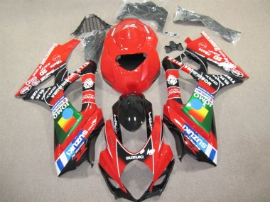 2007-2008 Red Black Suzuki GSXR1000 Motor Fairings for Sale