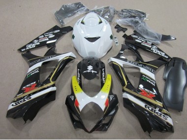 2007-2008 Black White Suzuki GSXR1000 Motorcylce Fairings for Sale