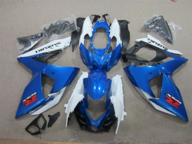 2009-2016 Blue White Suzuki GSXR1000 Motorcycle Fairings for Sale