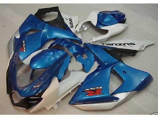 2009-2016 Blue White Suzuki GSXR1000 Motorcycle Fairing Kit for Sale