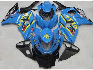 2009-2016 Blue Rizla Hopper Suzuki GSXR1000 Bike Fairings for Sale