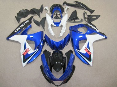 2009-2016 Blue White Suzuki GSXR1000 Motorcycle Fairings & Bodywork for Sale