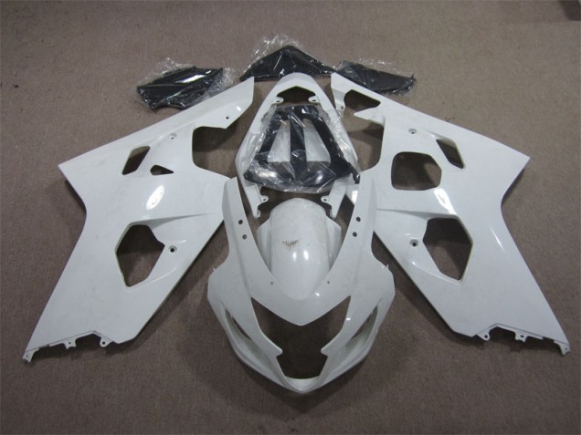 2004-2005 White Suzuki GSXR600 Bike Fairings for Sale