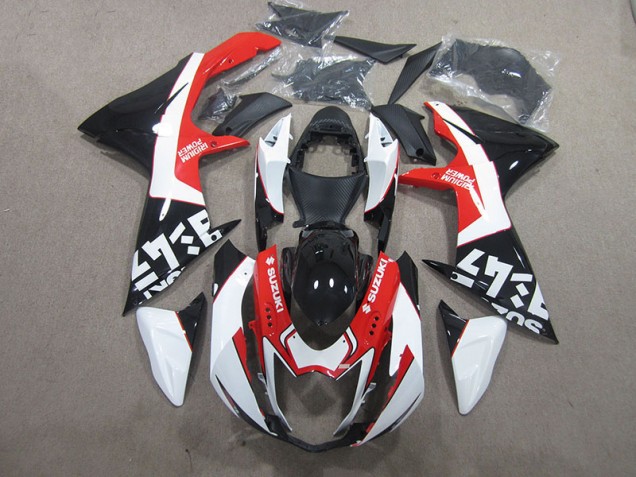 2011-2021 Black Red White Suzuki GSXR600 Motorcyle Fairings for Sale