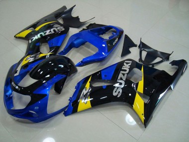 2001-2003 Blue Black Suzuki GSXR750 Motorbike Fairing Kits for Sale