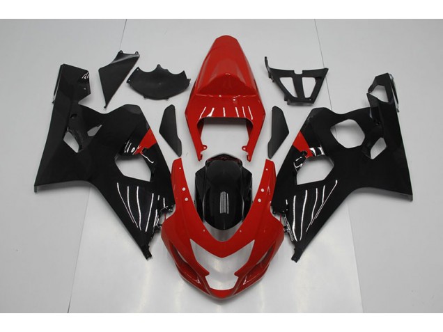 2004-2005 Red Black Suzuki GSXR750 Motorcylce Fairings for Sale