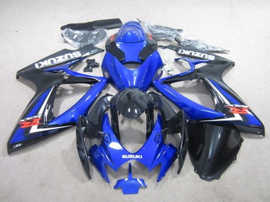 2006-2007 Blue Black Suzuki GSXR750 Motorbike Fairing for Sale