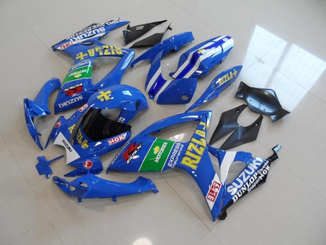 2006-2007 Blue Yellow Rizla Suzuki GSXR750 Replacement Fairings for Sale