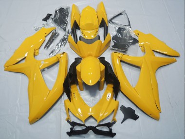 2008-2010 Yellow Suzuki GSXR750 Motorbike Fairings for Sale