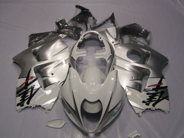 1996-2007 White Black Decal Suzuki GSXR1300 Hayabusa Motorcycle Fairings for Sale