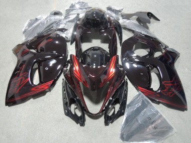 2008-2019 Black Red Suzuki GSXR1300 Hayabusa Bike Fairings for Sale