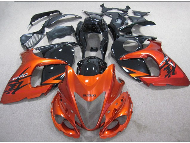 2008-2019 Orange Black Suzuki GSXR1300 Hayabusa Motor Bike Fairings for Sale