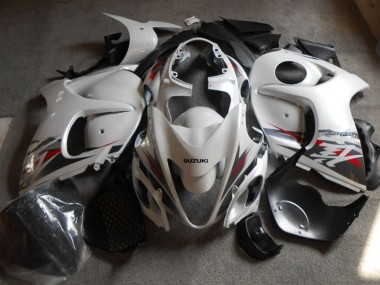 2008-2019 White Black Suzuki GSXR1300 Hayabusa Motorcycle Fairings Kits for Sale