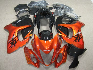 2008-2019 Orange Black Suzuki GSXR1300 Hayabusa Motorcylce Fairings for Sale