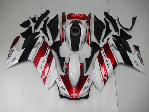 2015-2022 Black Red White Yamaha YZF R3 Motorcycle Fairings for Sale