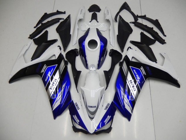 2015-2022 Blue White Yamaha YZF R3 Motorcycle Fairing for Sale