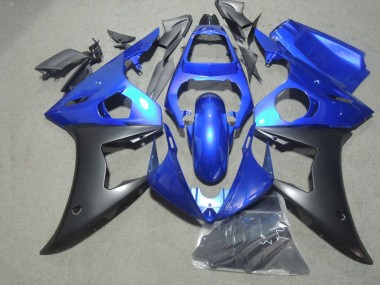 2003-2005 Blue Black Yamaha YZF R6 Motorbike Fairing for Sale