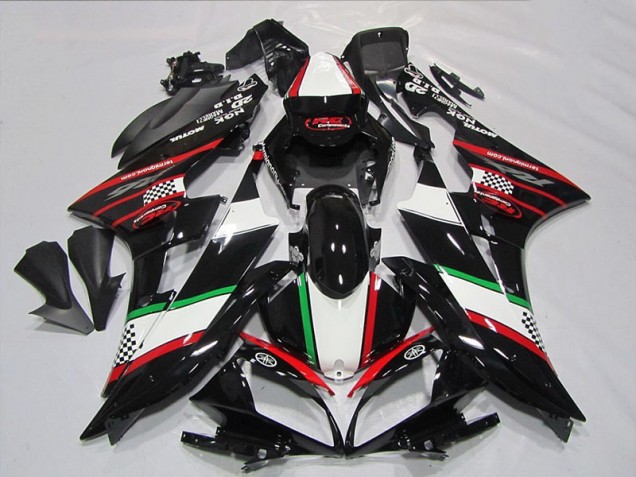 2006-2007 Black Red Green Yamaha YZF R6 Motorbike Fairings for Sale