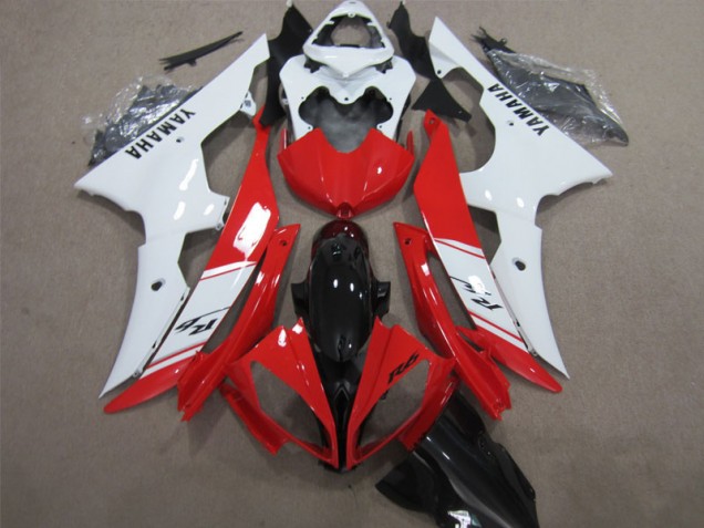 2008-2016 Red White Black Decal Yamaha YZF R6 Bike Fairing for Sale